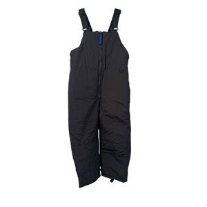 Wonderkids Black Insulated Overalls with Adjustable Straps